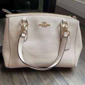 Cream Coach Crossbody